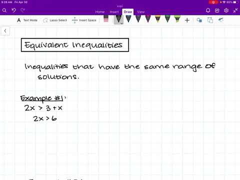 Equivalent Inequalities
