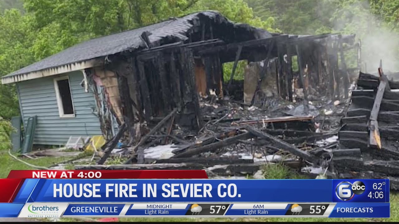 No one hurt in Sevier County house fire YouTube