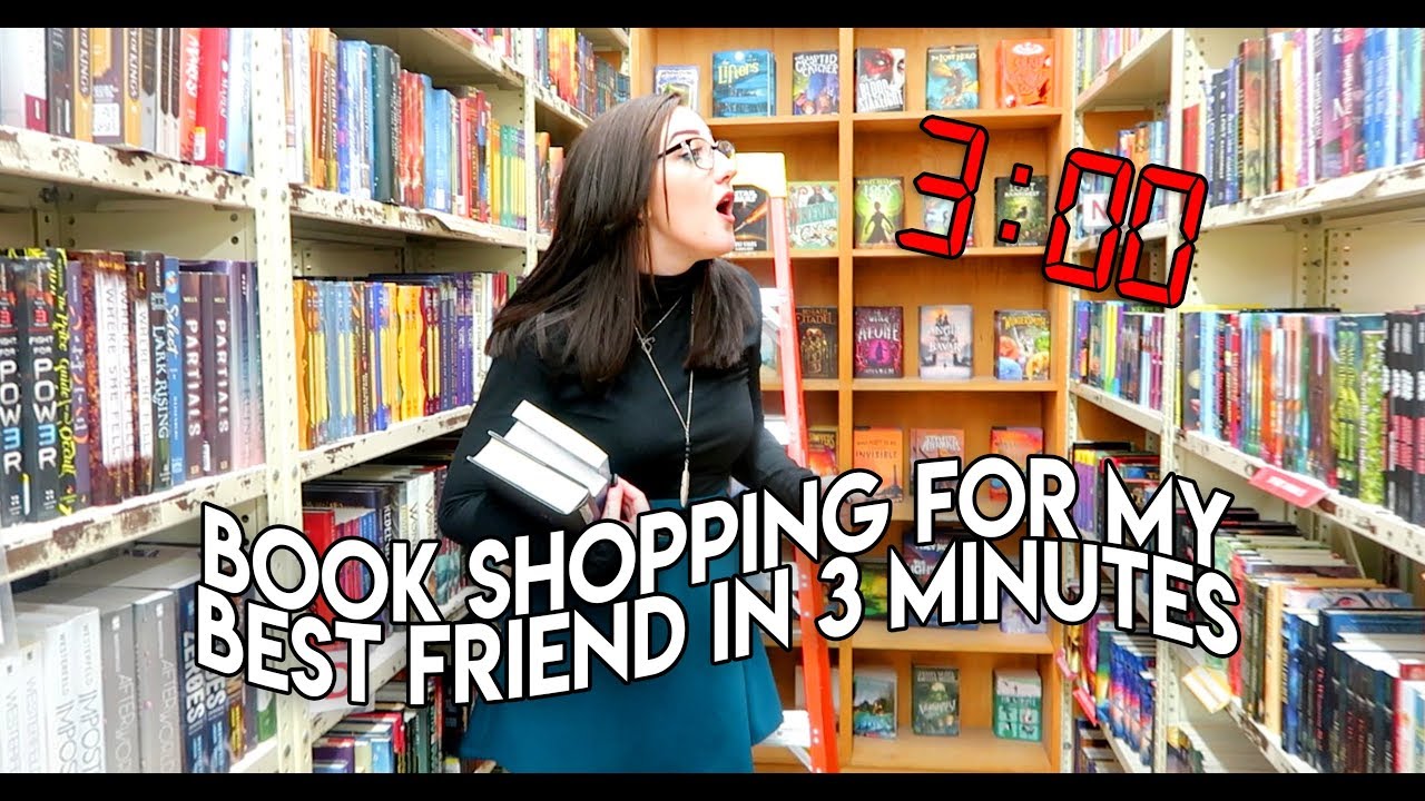 3 MINUTE BOOK SHOPPING CHALLENGE feat. Michael BookLion.