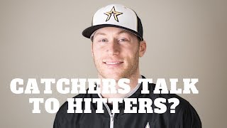 Do MLB Catchers Talk to Hitters During Atbat?