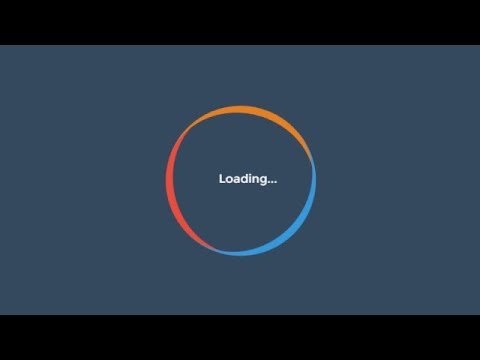 Amazing Loading Animation Using Only HTML & CSS - YouTube