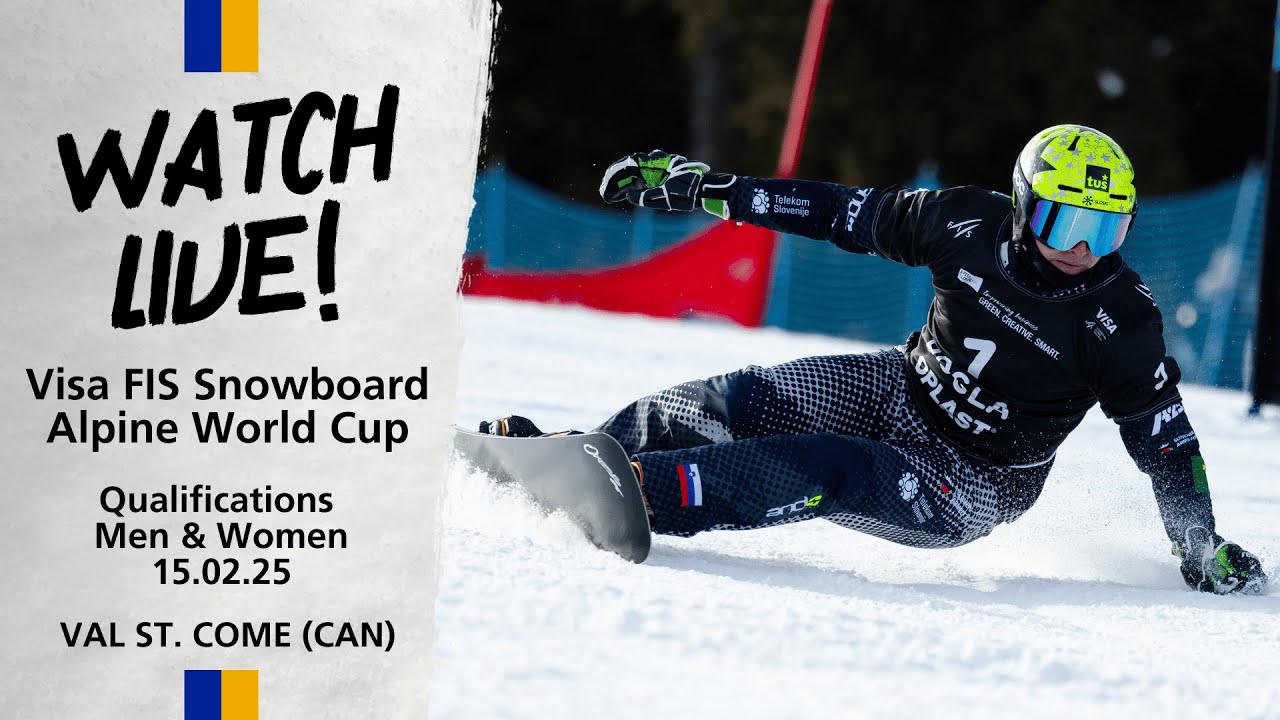 LIVE: Qualifications Val St. Come Parallel Giant Slalom Men & Women 15.02.25 | FIS Snowboard