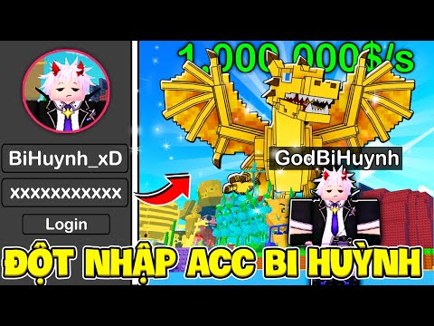 PUMPKIN IS SHOCKED WHEN IT HIT BI HUYNH GAMING'S PLANT VS BRAINROT ACCOUNT | ROBLOX