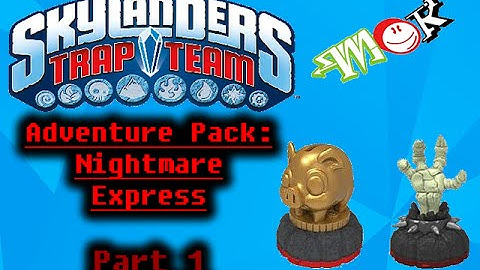 Mok: New! Skylanders: Trap Team: Nightmare Express Adventure Pack Part 2 Gameplay (Wii U)