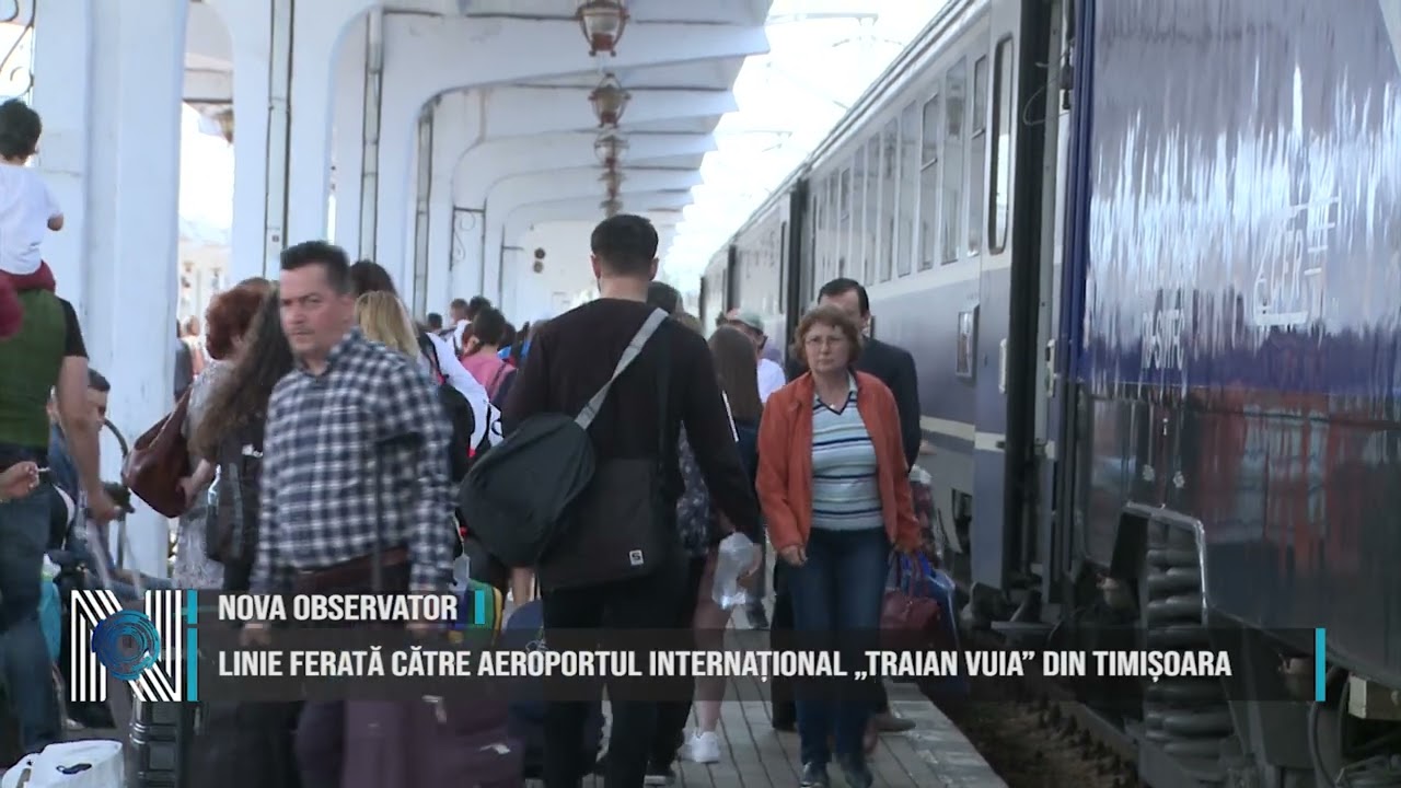 Linie ferată către Aeroportul Internațional „Traian Vuia” din Timișoara