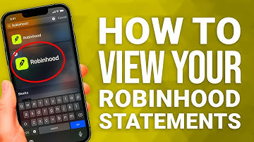 Zo bekijkt u eenvoudig uw Robinhood-rekeningafschriften: handleiding!