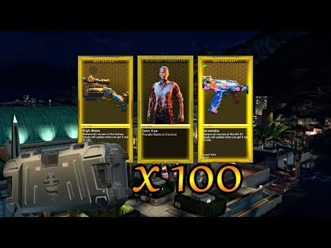 MASSIVE 100 RESERVE CASE OPENING | NEW KN-57 AND OUTLAW MASTERCRAFTS & ZOMBIE BLACKOUT CHARACTERS