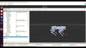 First inverse kinematic of quadruped robot with ROS.