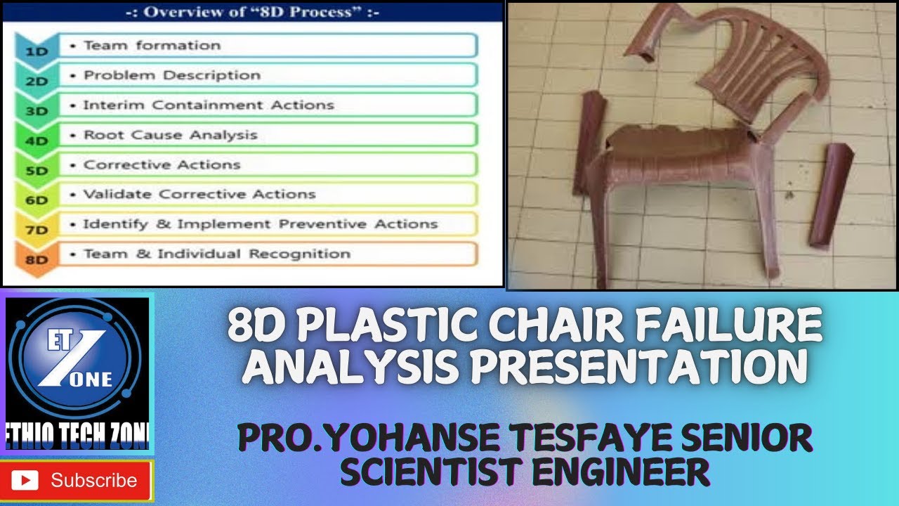 Computer Chair Failure 8D plastic chair failure analysis presentation #education #minitab # ...
