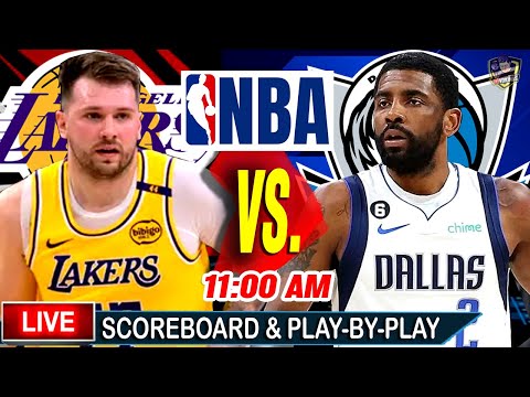 LAKERS VS MAVERICKS | NBA LIVE PLAY BY PLAY REACTION