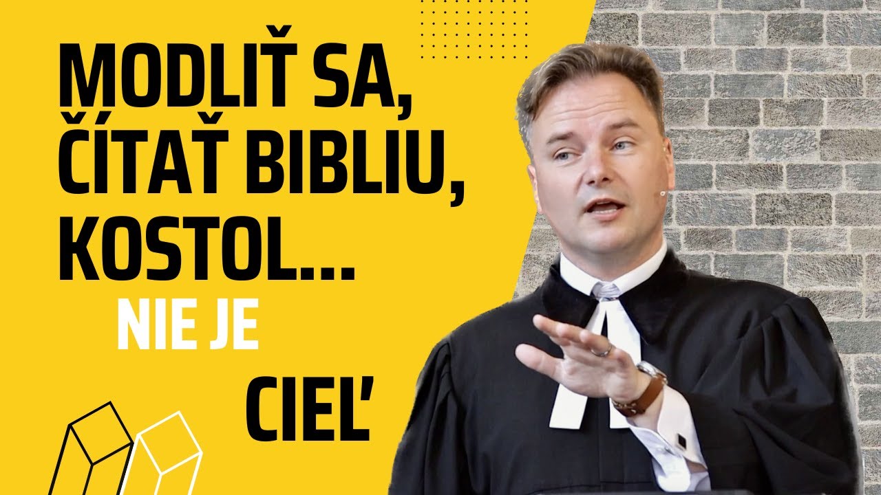 Modliť sa,🙏 čítať Bibliu📖, ísť do kostola...⛪️ nie je cieľ | Obyčajný život | Tibor Jančík