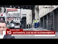 Mujer cae con su auto del segundo piso de un estacionamiento en Galerías Coapa