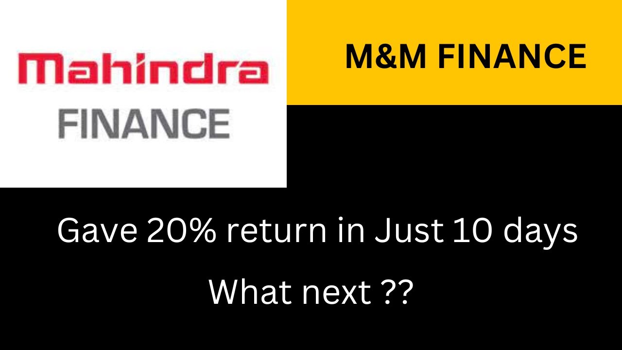 M&M Finance stock analysis price action latest news latest price pattern YouTube