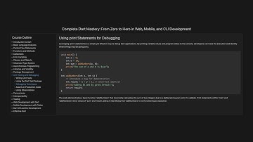Complete Dart Mastery: From Zero to Hero in Web, Mobile, and CLI Development | Part 4/5