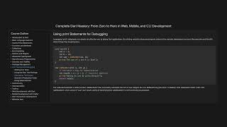 Famous Complete Dart Mastery: From Zero to Hero in Web, Mobile, and CLI Development | Part 4/5 Profile