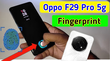 Oppo F29 Pro 5G In-Display Fingerprint Setting | Fingerprint Screen Lock Setup