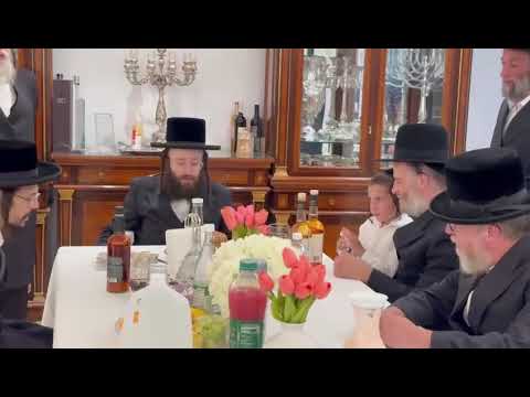 Kosov Rebbe In The House of One Of His Chassidim