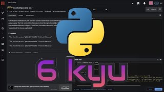 Решаю задание codewars 6kyu [Convert string to camel case] 🐍