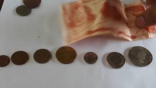 Monedas De Un Centavo A Un Lempira De Honduras,Escudo Nacional..