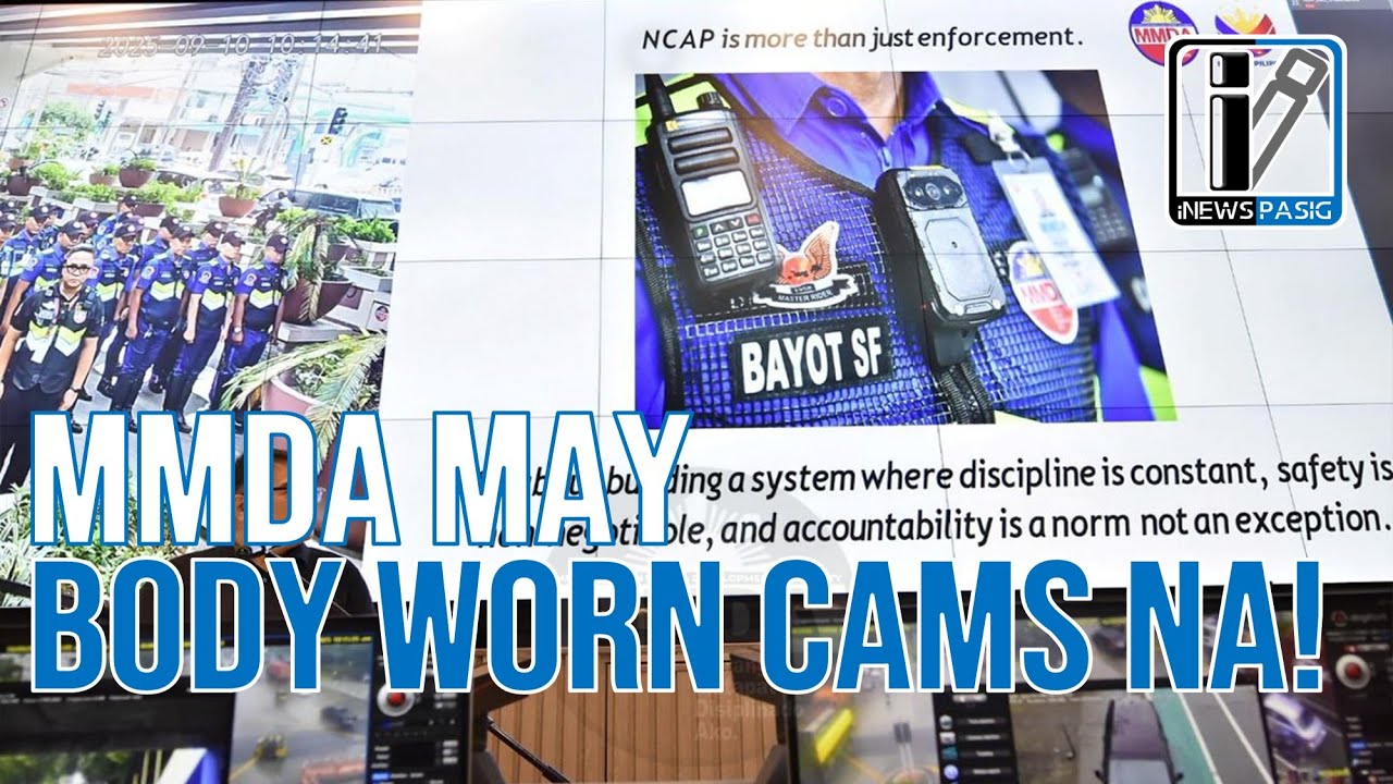 Body Worn Cameras, inilunsad ng MMDA para sa Traffic Enforcement at NCAP | iNews Pasig