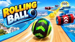 🔥 Rolling Ball – Can I Reach the End Without Falling? 😱 #games #gaming #gameplay #game #gamer  screenshot 2