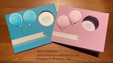 Moving Hidden Message Slider Card Stamping Tutorial Technique Tuesday