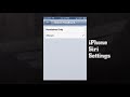 iPhone iOS 6 Settings Siri Settings guide
