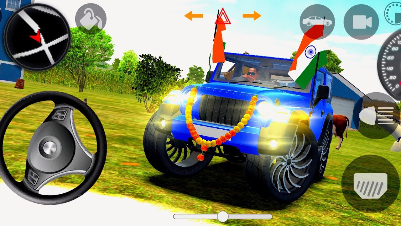 Dollar (Song) Modified Mahindra Thar😈 || Indian Car Simulator 3D || Android Car Gameplay Cars 3D 🔥