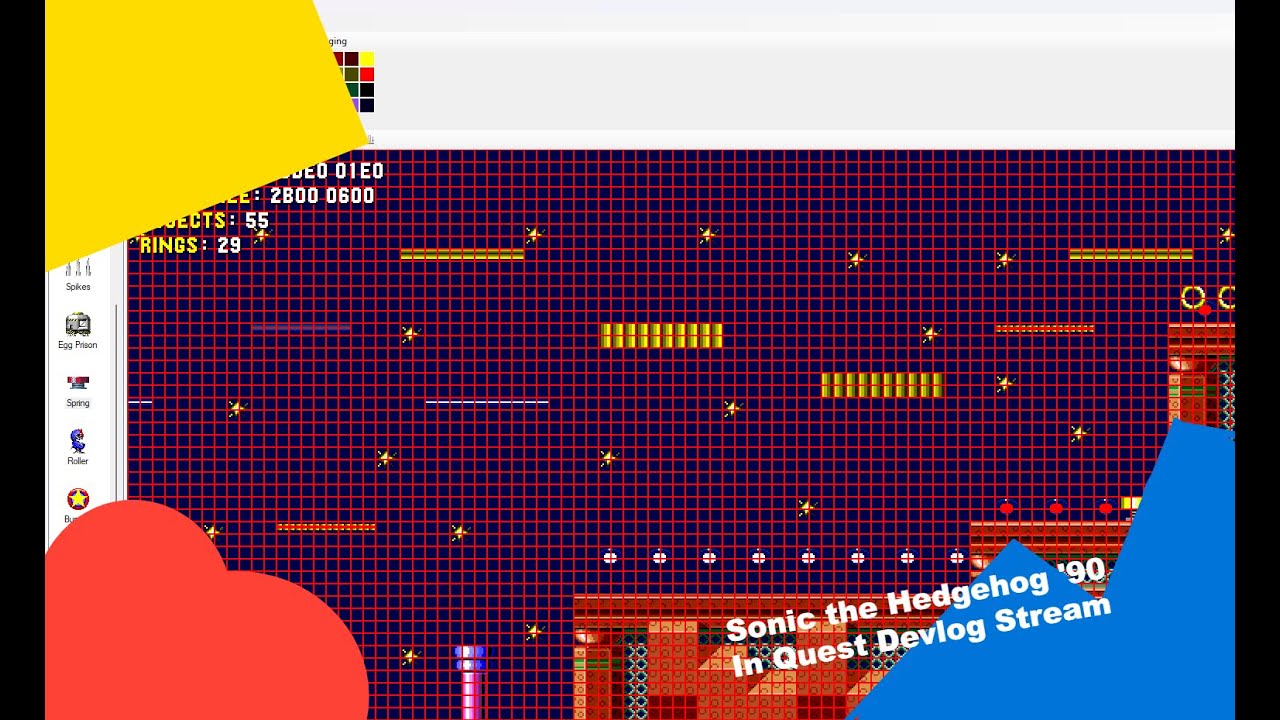 Stream 1: Sonic 90' In Quest Devlog #1