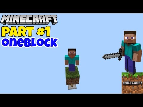 minecraft oneblock part 1 zaidblackbg - YouTube