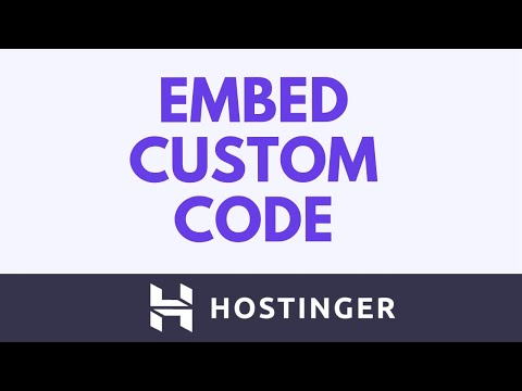 How To Embed Custom Code In Hostinger Website Builder | Add HTML, CSS & Scripts Easily