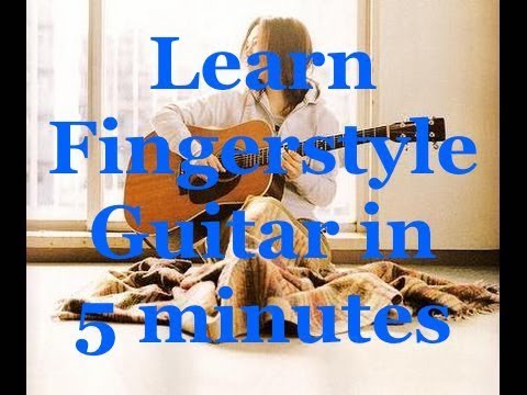 Learn Fingerstyle Guitar in 5 Minutes   12 Bar Blues styling