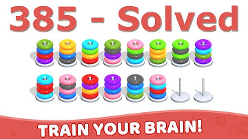 Color Hoop Stack - Level  385