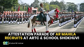 ATTESTATION PARADE OF AR  MAHILA RECRUITS AT ARTC & SCHOOL SHOKHUVI screenshot 5