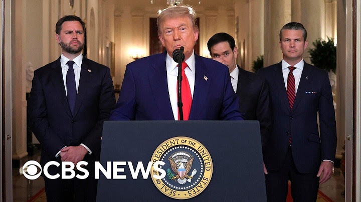 Trump addresses strikes on Iranian nuclear sites, warns Iran to make peace | Special Report