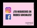 Como hacer tu negocio FARMASI en redes sociales.