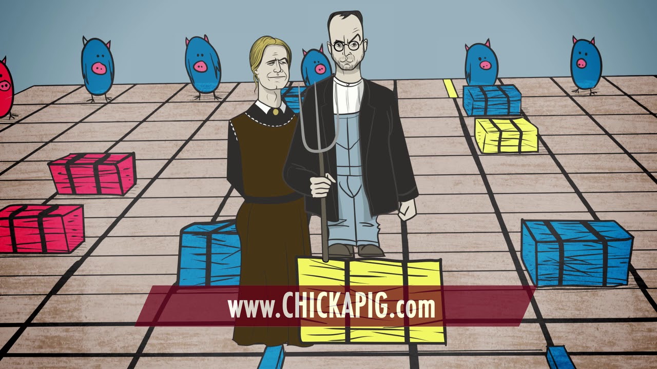 CHICKAPIG infomercial!  Chickapig featured on Destination Marketplace Television!