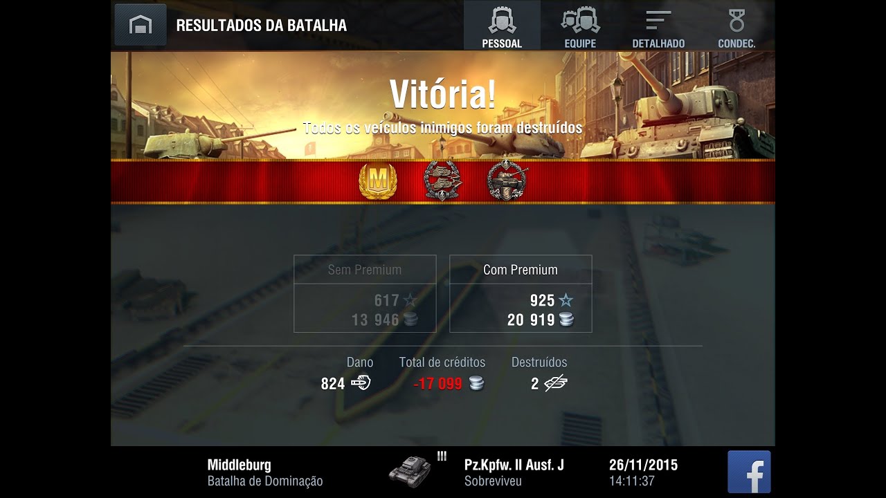 wot replay World of Tanks Blitz - PZ II J - Mastery - Premium - Game Play ( 824 Damage - 2 Kills)