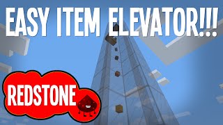 Minecraft - Simple Item Elevator