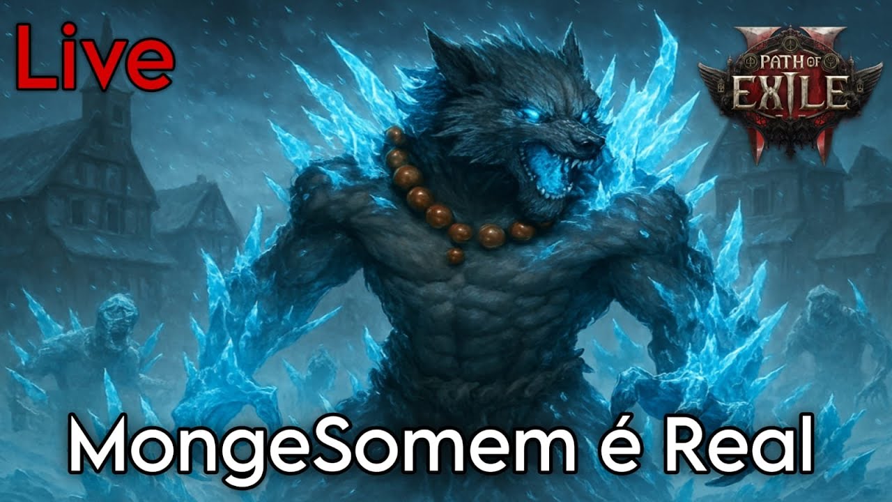 🔥PoE 2 0.4 LIVE! Gameplay Monge Lobisomem Elemental 🐺🔥🧊⛈️