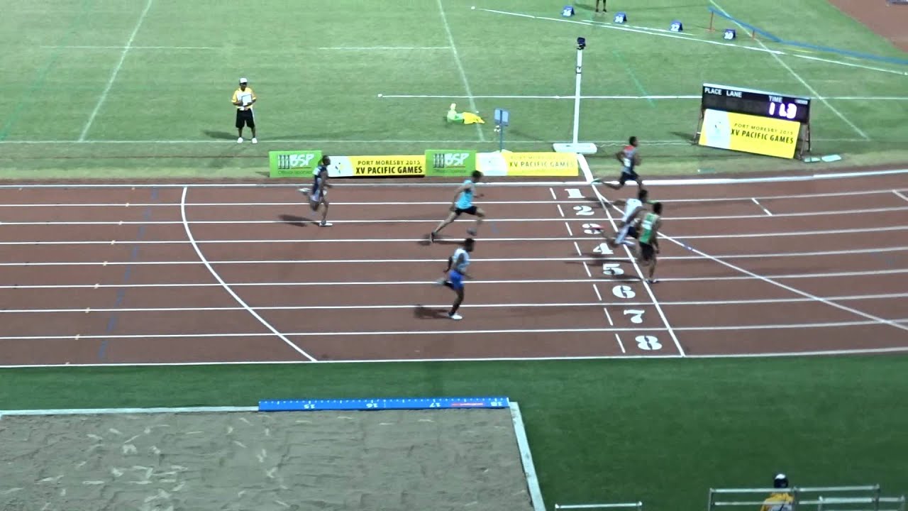 100M H4 David Alexandrine 11.27 Pacific Games 2015