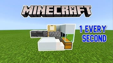 How To Make A Super (Efficient) Cobblestone Farm Minecraft Bedrock Edition 1.17