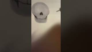 How to draw a skull 💀 drawing tutorial- art videos