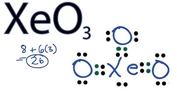 XeO3 Lewis Structure - How to Draw the Lewis Structure for XeO3