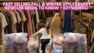 Fall & Winter Styles Selling FAST On Ebay, Depop & Poshmark + Keywords You Need To Know To Sell Them