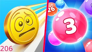 Coin Rush Vs Marble Run 3D - Android iOS Gameplay Walkthrough - Mobile Games - 206 screenshot 5