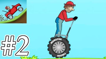Hill Climb Racing - Gameplay Walkthrough Part 2 - One Wheeler Driving (iOS, Android)