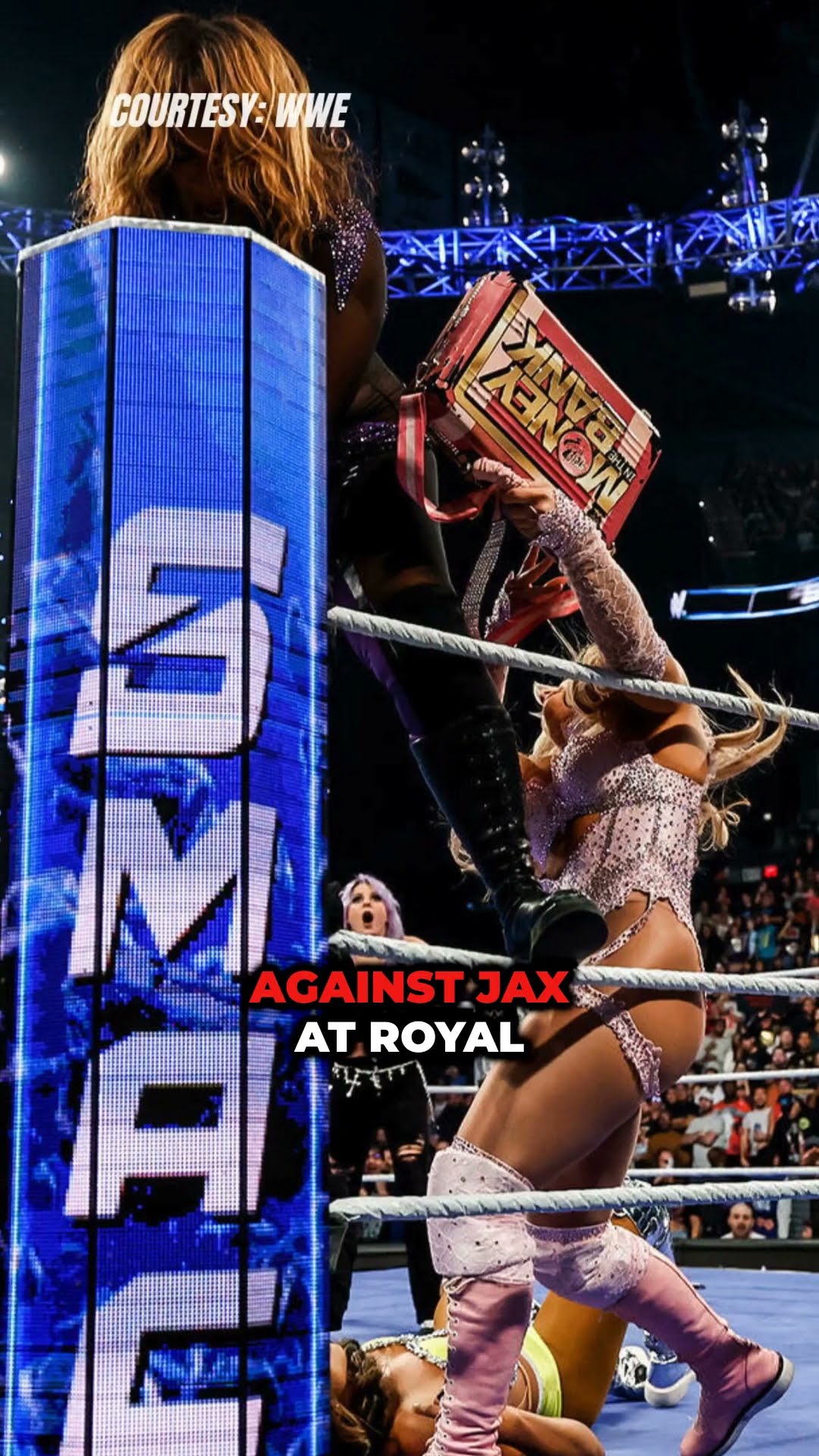 Tiffany Stratton stays heel! Will she defend her title at Royal Rumble #TiffanyStratton #shorts