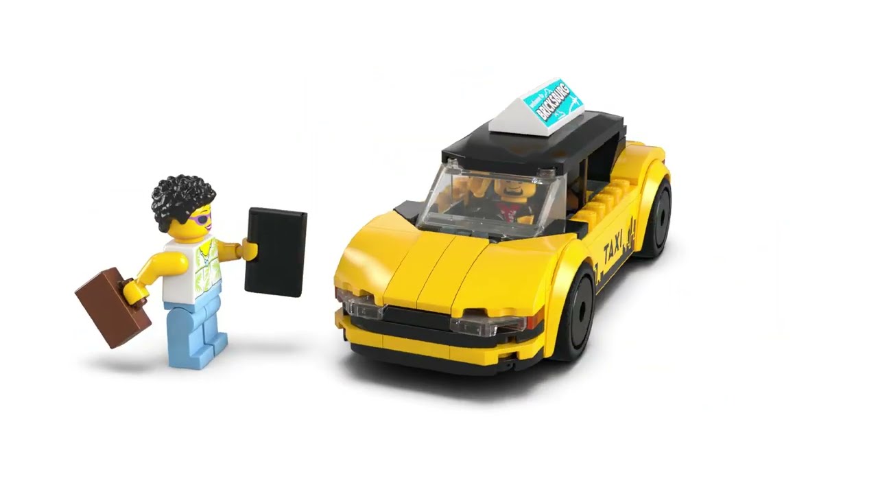 LEGO City Yellow Taxi Construction Set 60487