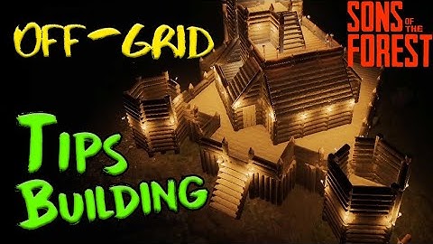 How to Build Off-Grid | 14 Advanced Building Tips to Unbelievable Angles in Sons of The Forest